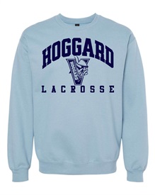Hoggard Lacrosse Light Blue Soft Style Crewneck - Orders due Monday, November 20, 2023